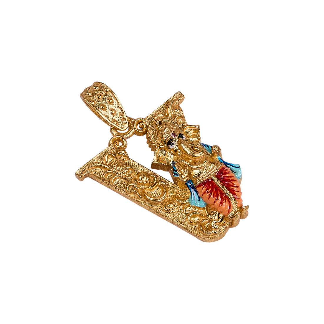 Divine Splendor – Ganesha 'V' Pendant