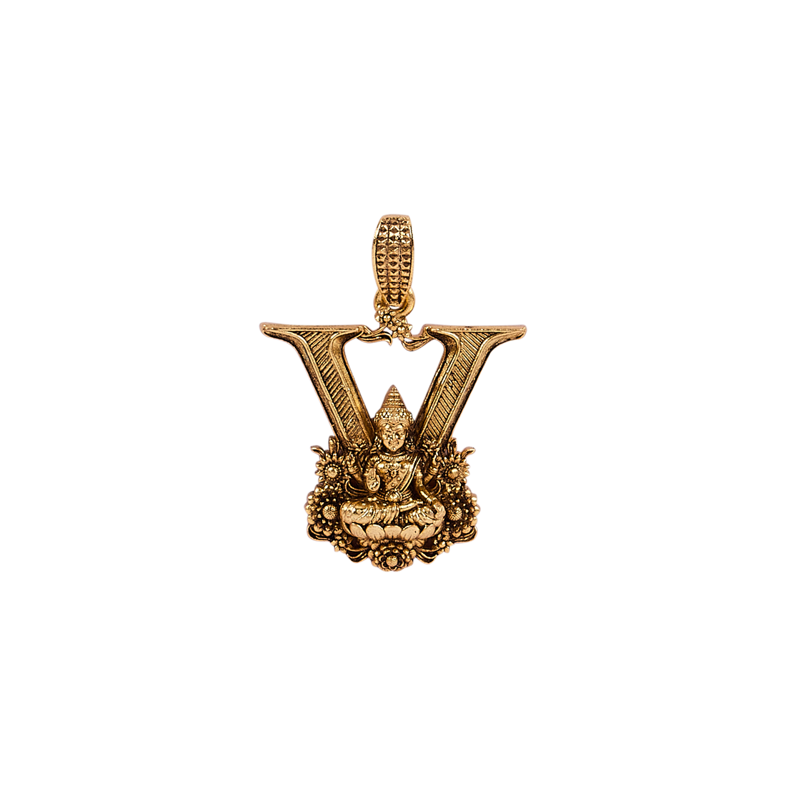 Divine Prosperity – Lakshmi ‘V’ Pendant