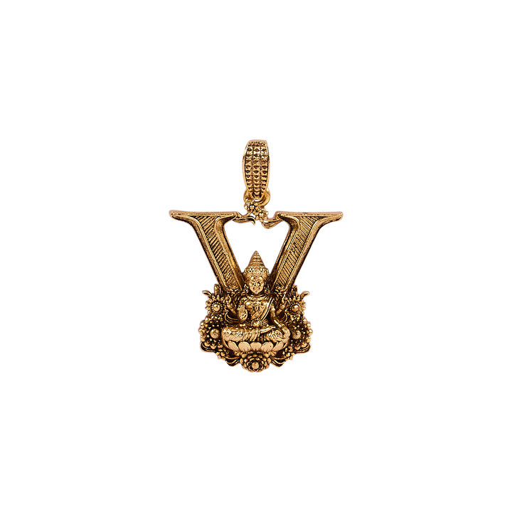 Divine Prosperity – Lakshmi ‘V’ Pendant