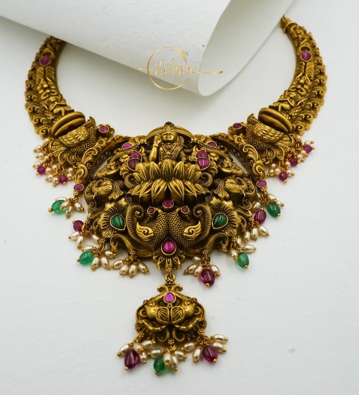 Traditional Lakshmi Temple Necklace