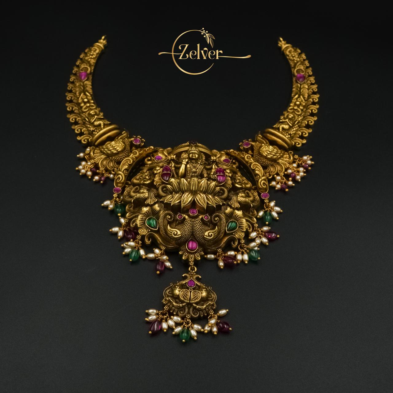 Traditional Lakshmi Temple Necklace
