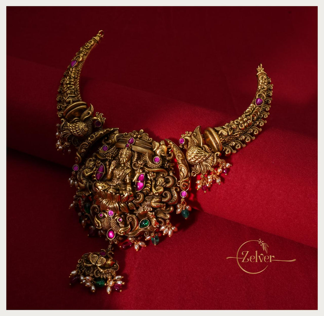 Traditional Lakshmi Temple Necklace