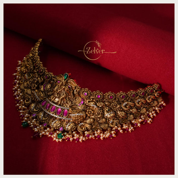 Radha Krishna Antique Choker