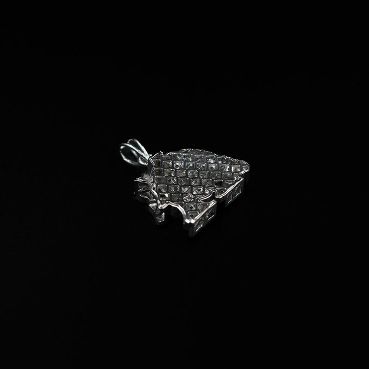 Deer Initial "A" pendant