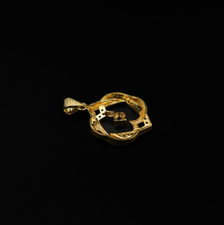 Weave Heart Drop Pendant