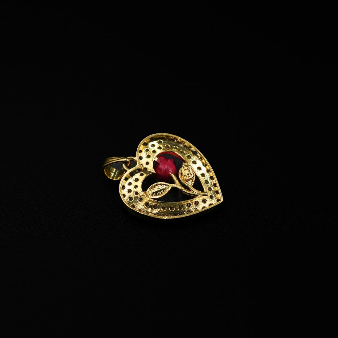 Eternal Rose Heart Pendant