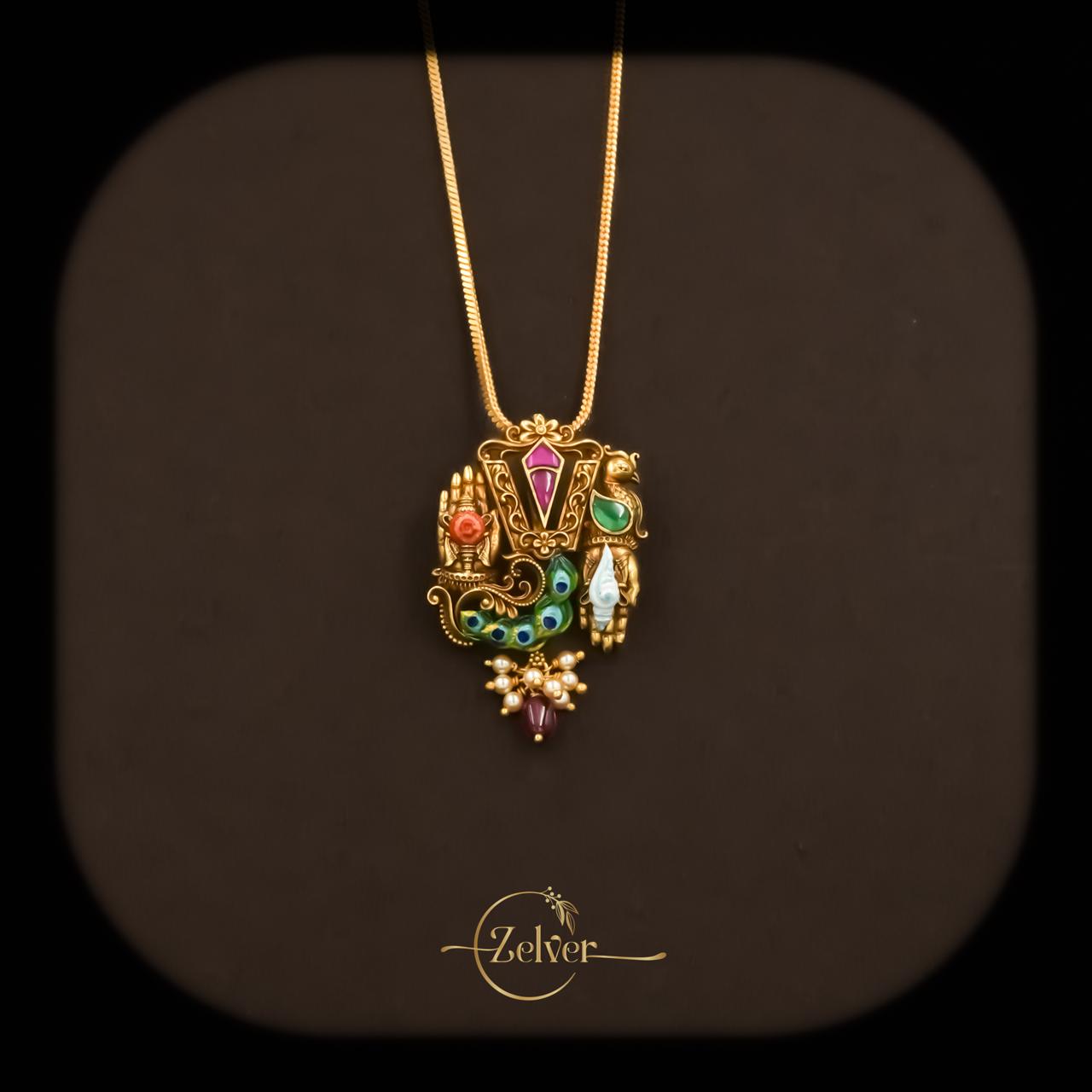 Balaji Tilak Temple Pendant