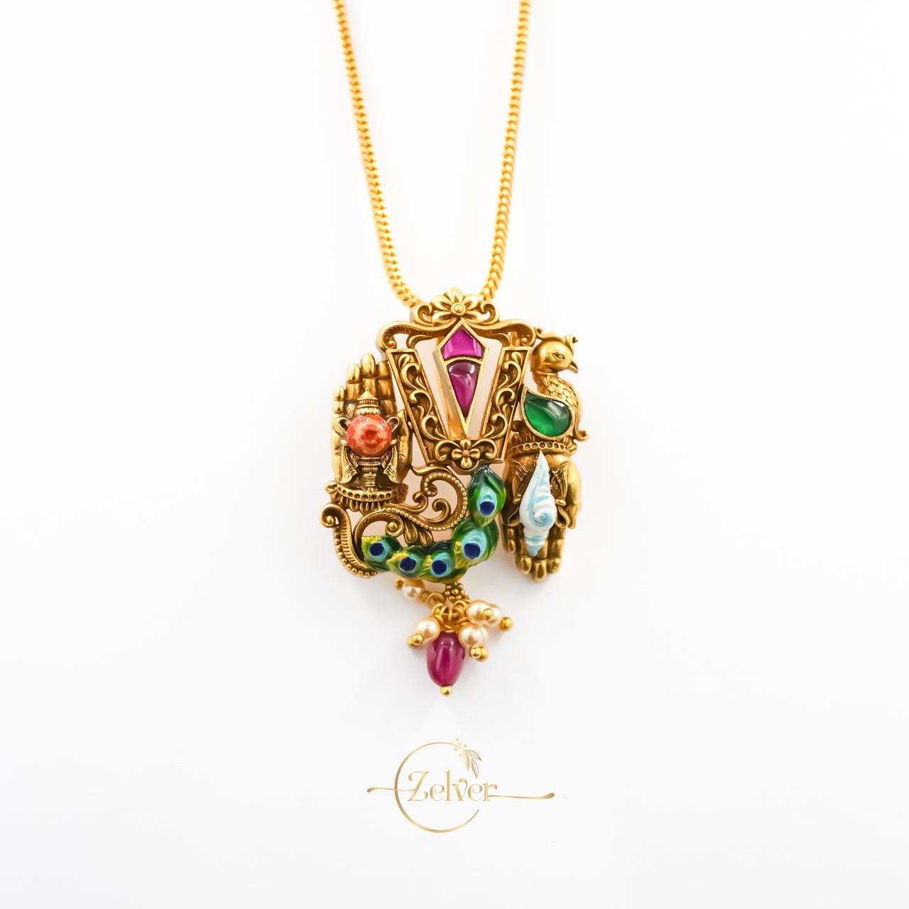 Balaji Tilak Temple Pendant