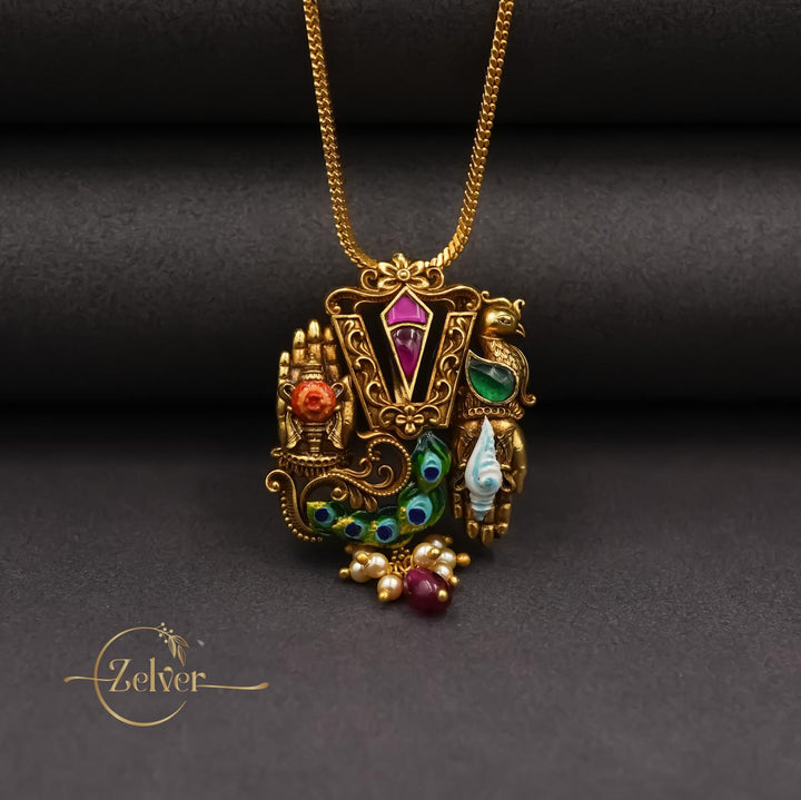 Balaji Tilak Temple Pendant