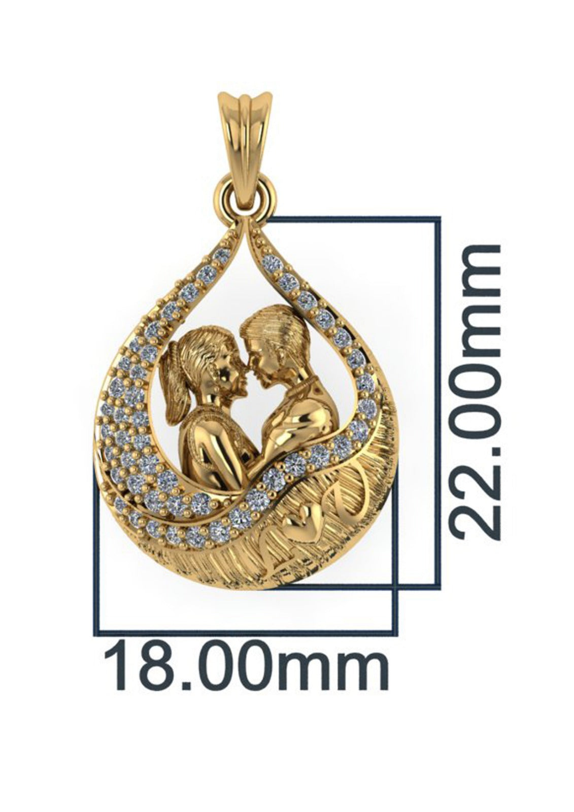 Forever Love Couple Pendant