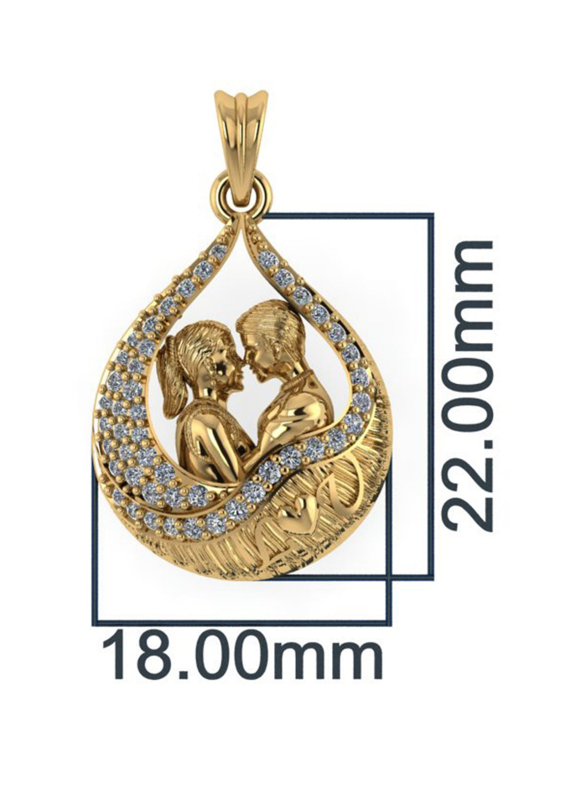 Forever Love Couple Pendant
