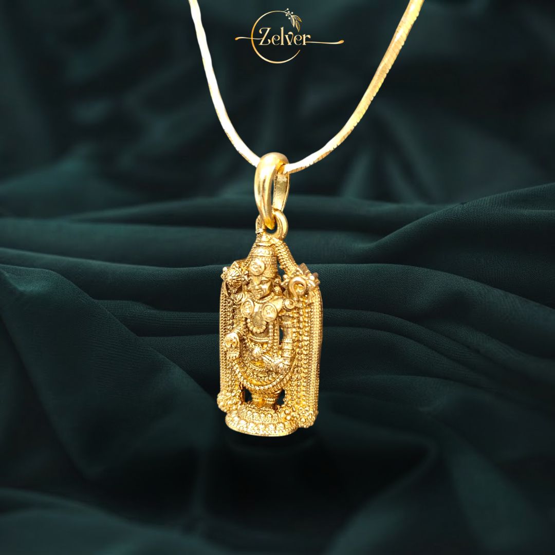 Lord Balaji Standing Posture 925 Silver Pendant