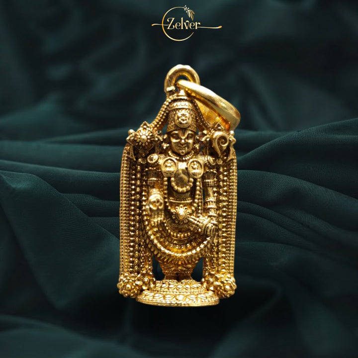Lord Balaji Standing Posture 925 Silver Pendant