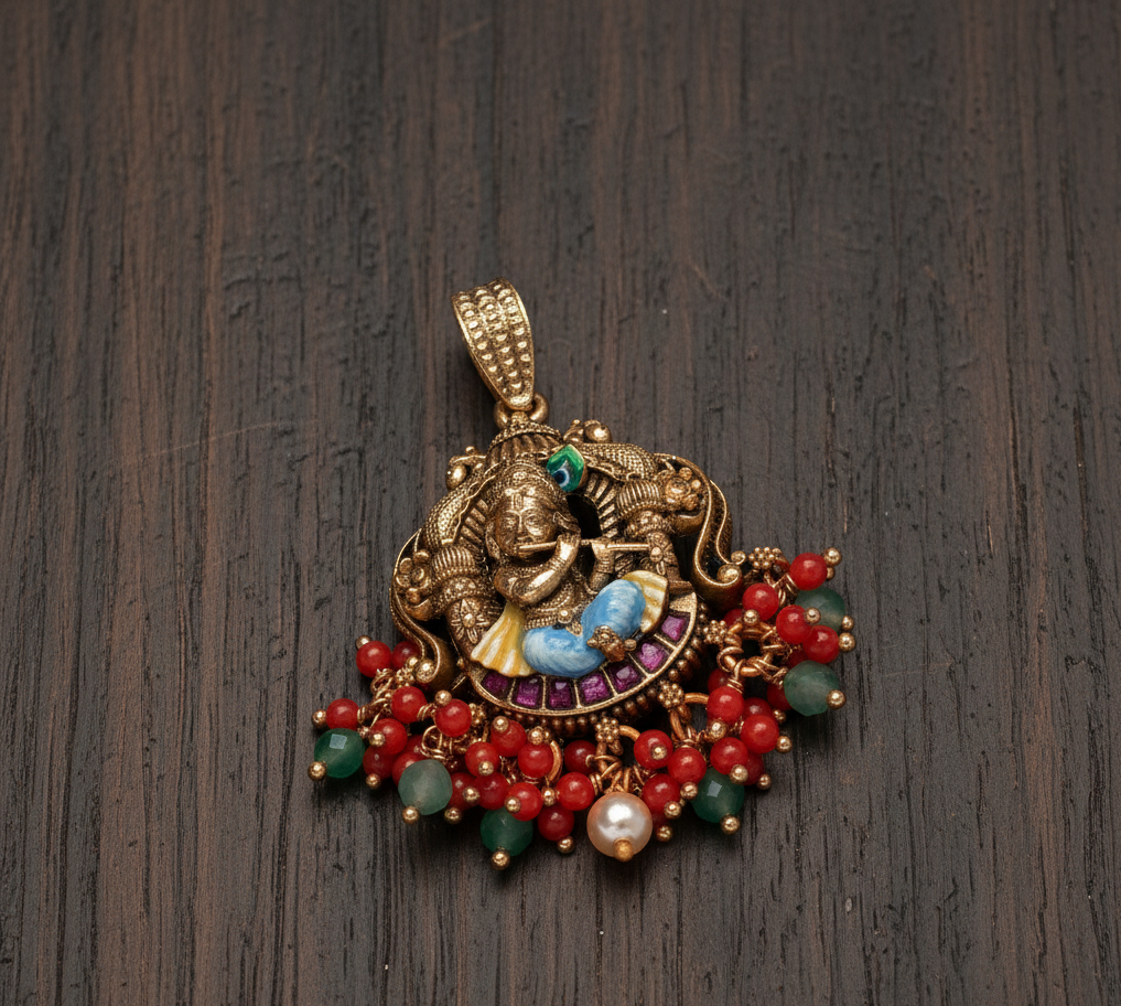 Krishna Motif Pendant