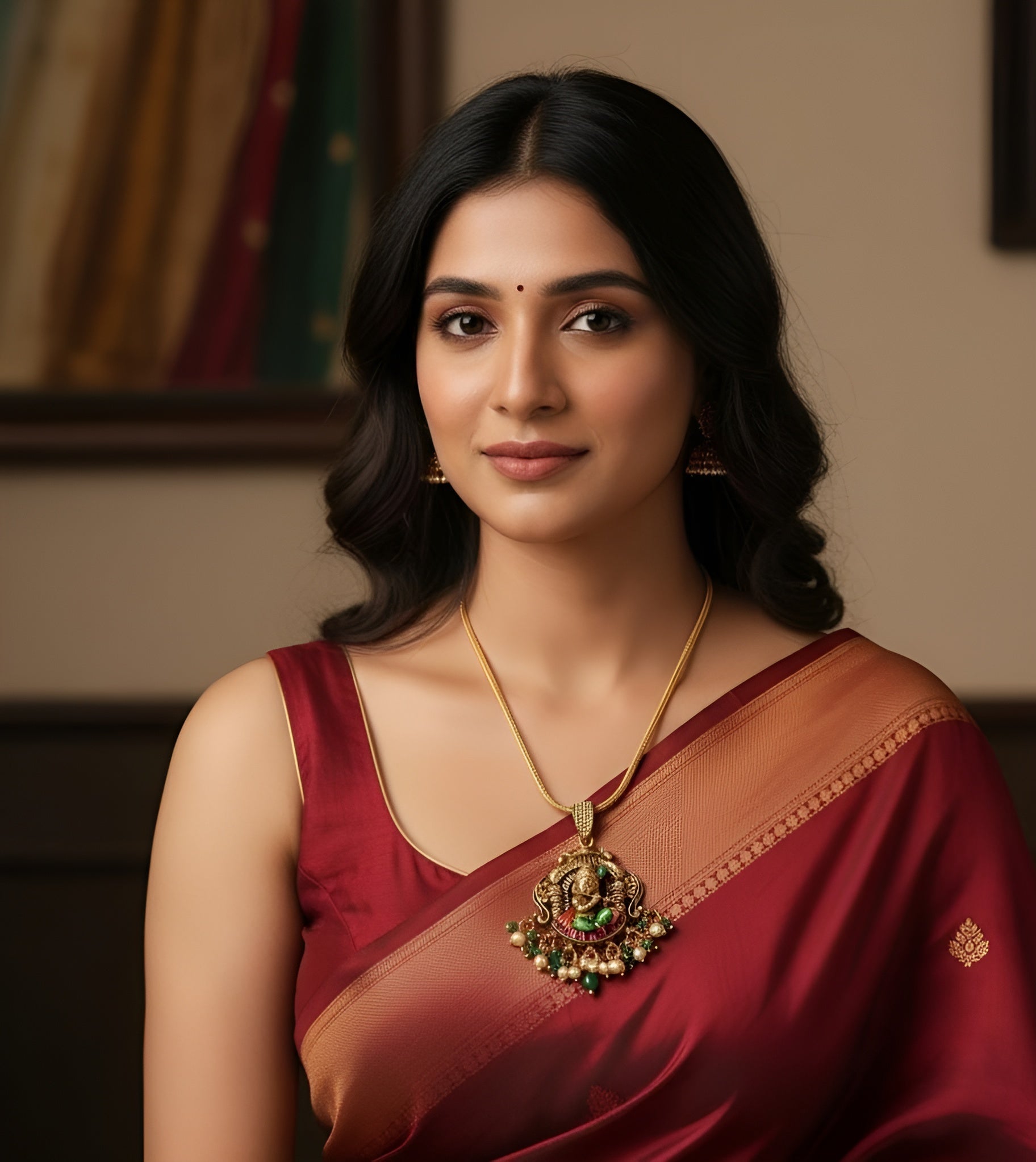 Krishna Motif Pendant