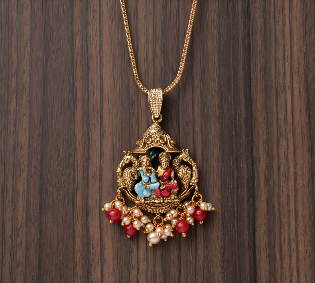 Radha Krishna Pendant