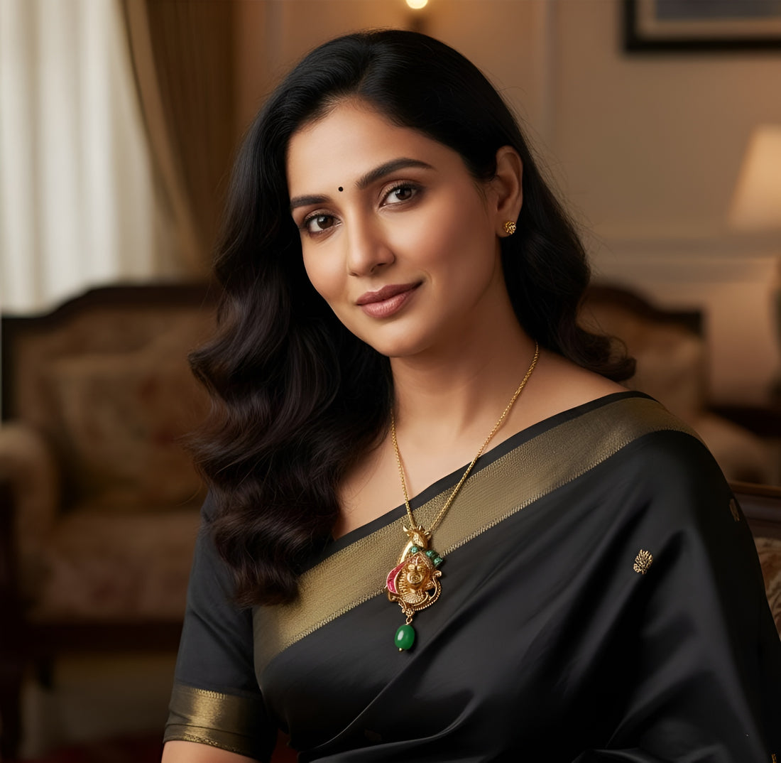 Krishna-Peacock Locket