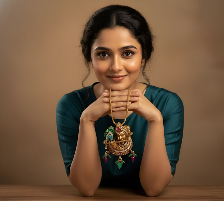 Antique Flute Pendant