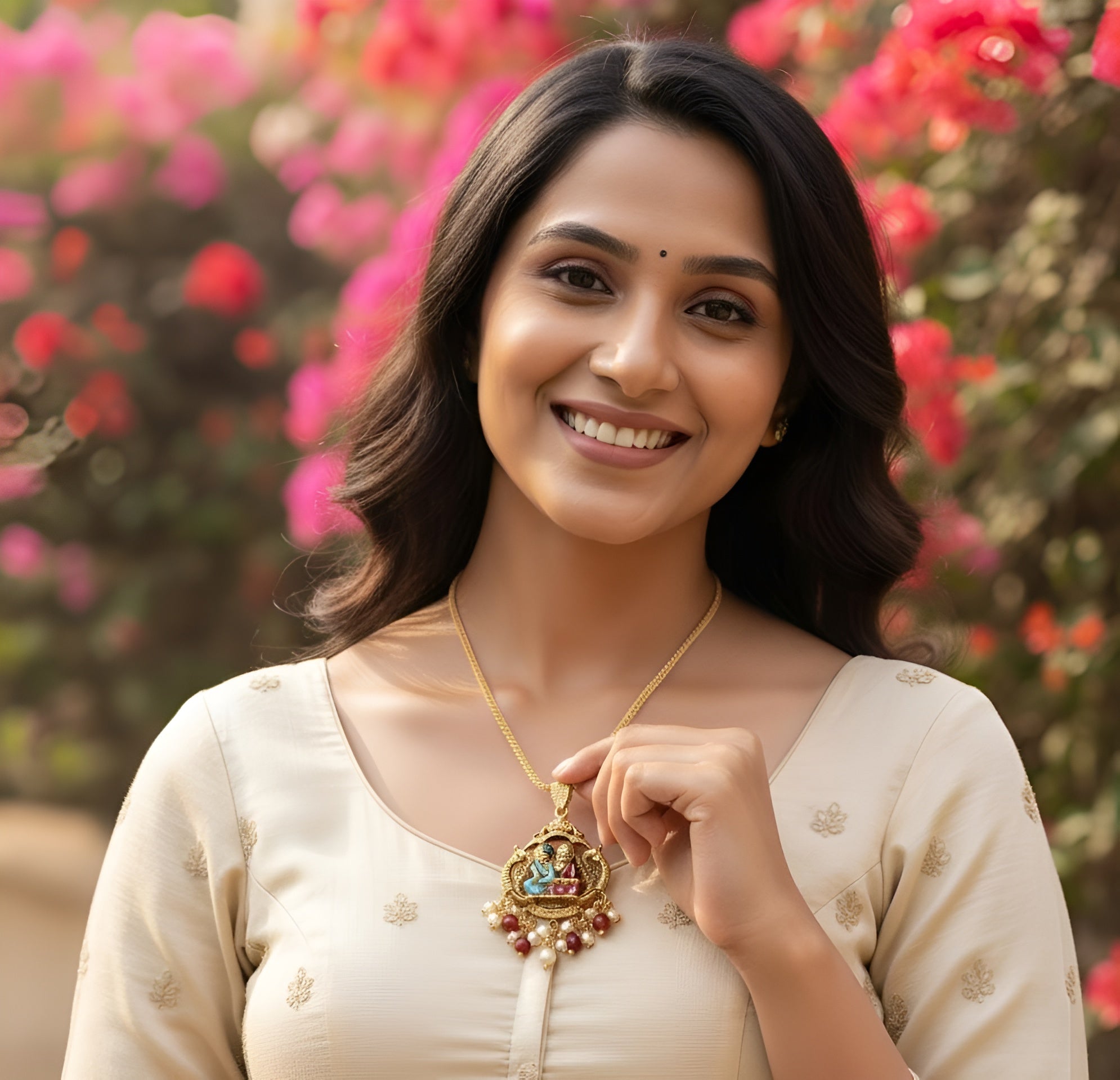 Radha Krishna Pendant