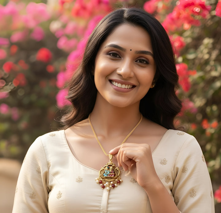 Radha Krishna Pendant