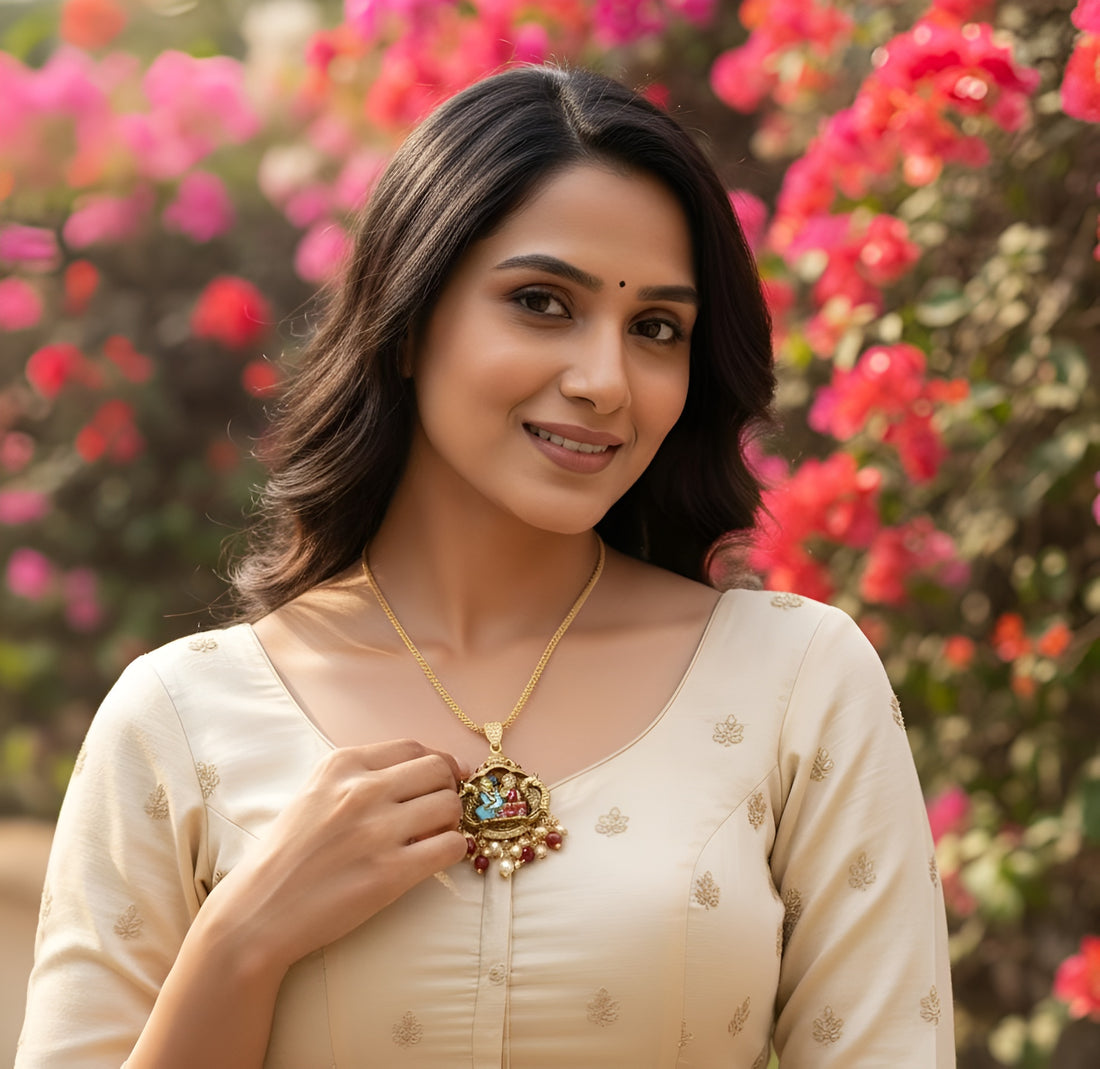 Radha Krishna Pendant