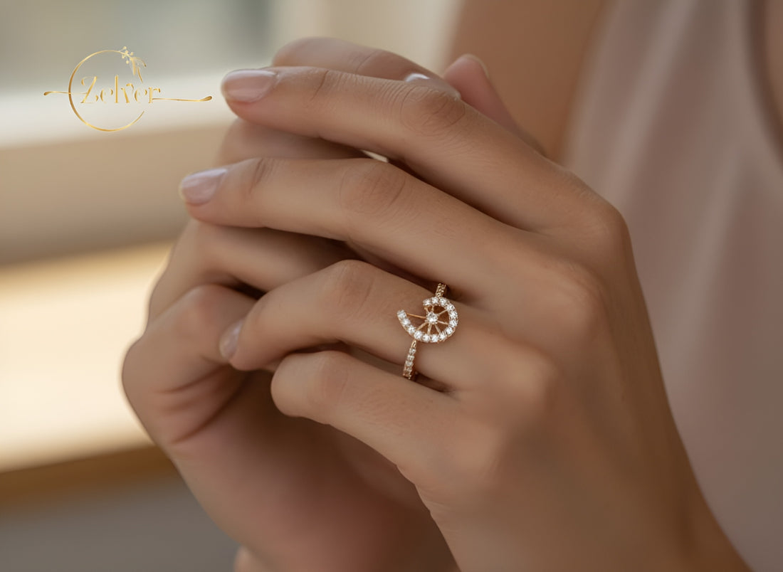 Horseshoe Cluster Ring