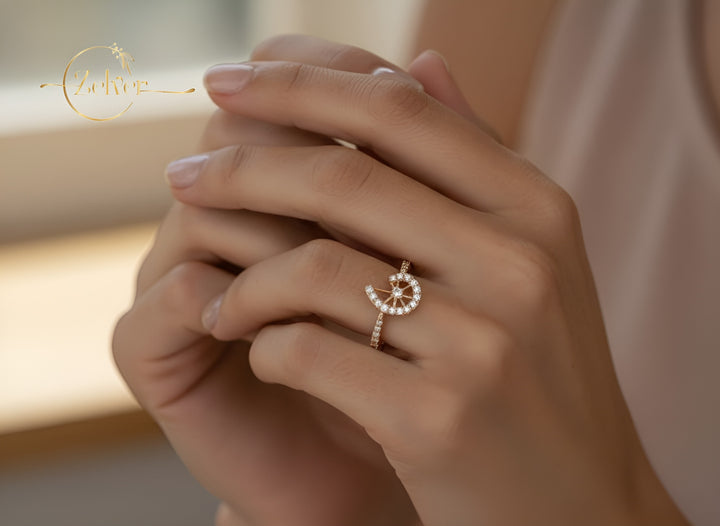 Horseshoe Cluster Ring