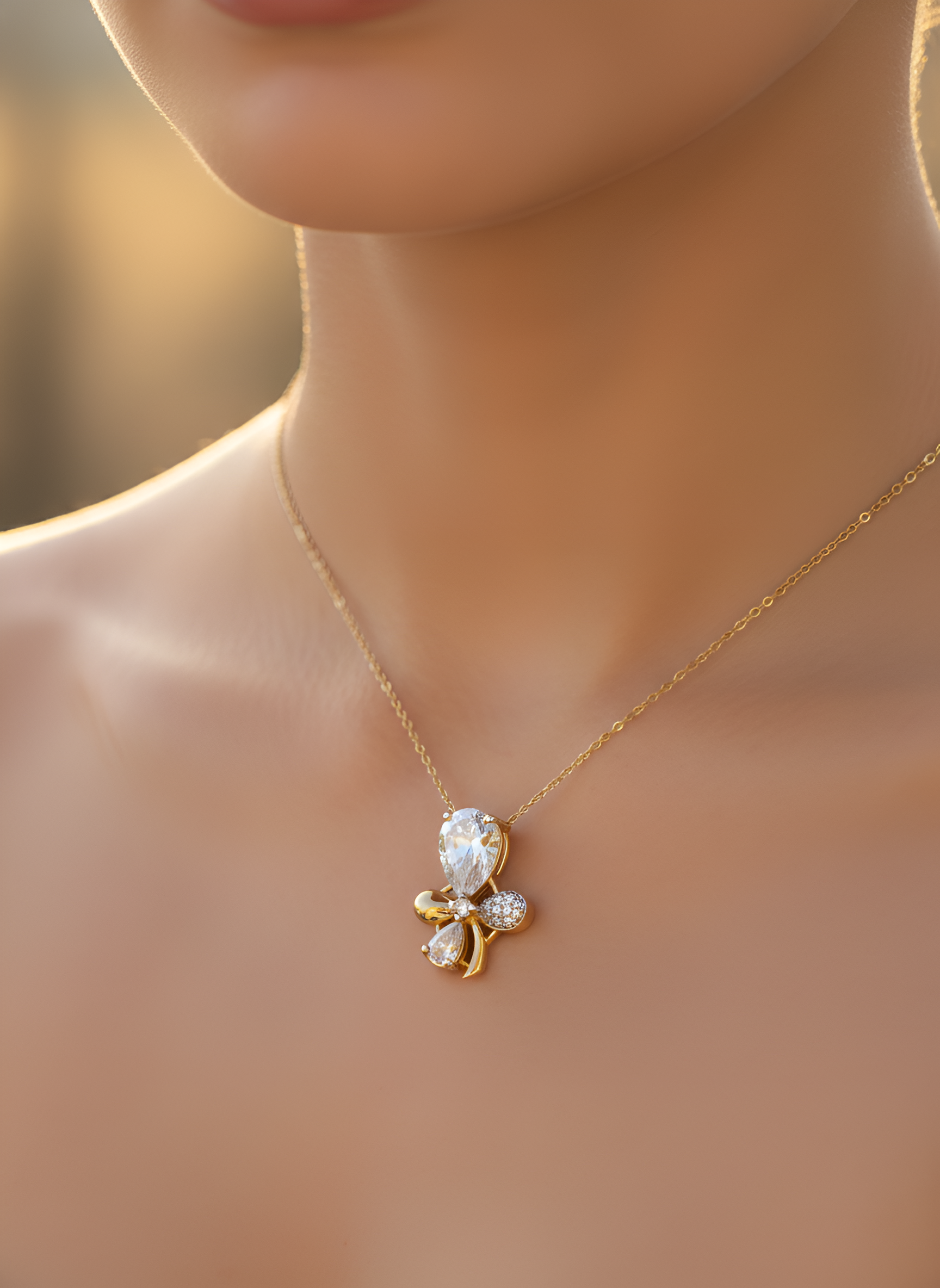 Floral-inspired pendant