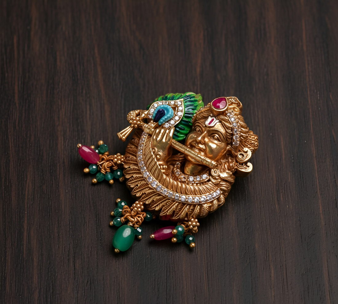 Antique Flute Pendant