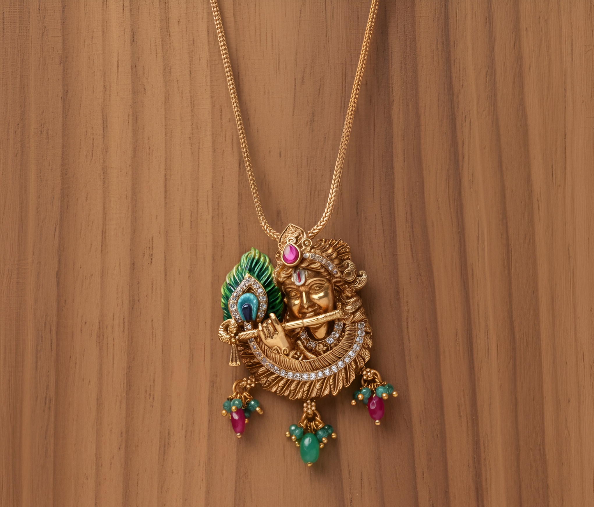 Antique Flute Pendant